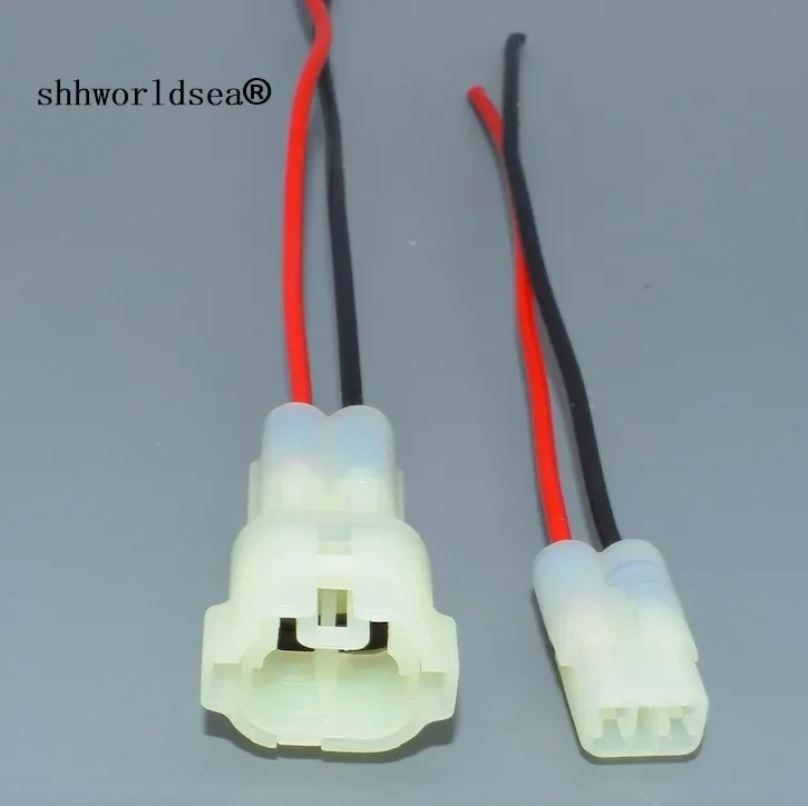 Shhworldsea 2 pin way 2.2mm  Male Female waterproof electrical auto connector plug 6180-2451 6187-2801 6187-2804