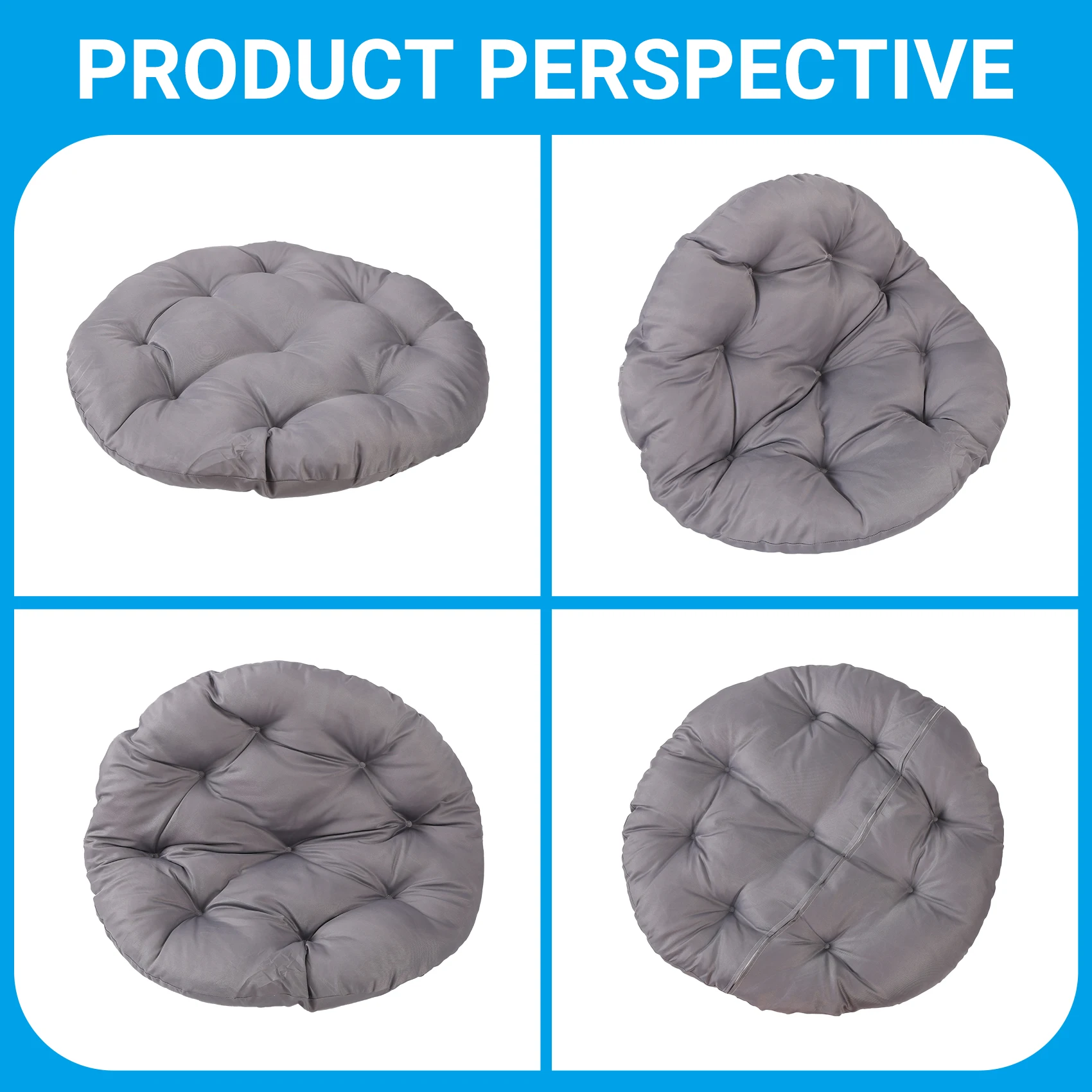 

ABGR-Chair Cushion Cover, Papasan Cushion Cover, Chair Cushion Hanging Basket Cushion, Seat Cushion
