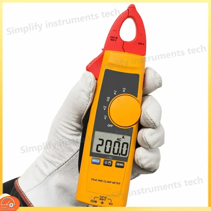 362 365 Clamp Meter Digital Multimeter AC DC Current Voltage Resistance Tester True RMS Auto Range Portable Clamp