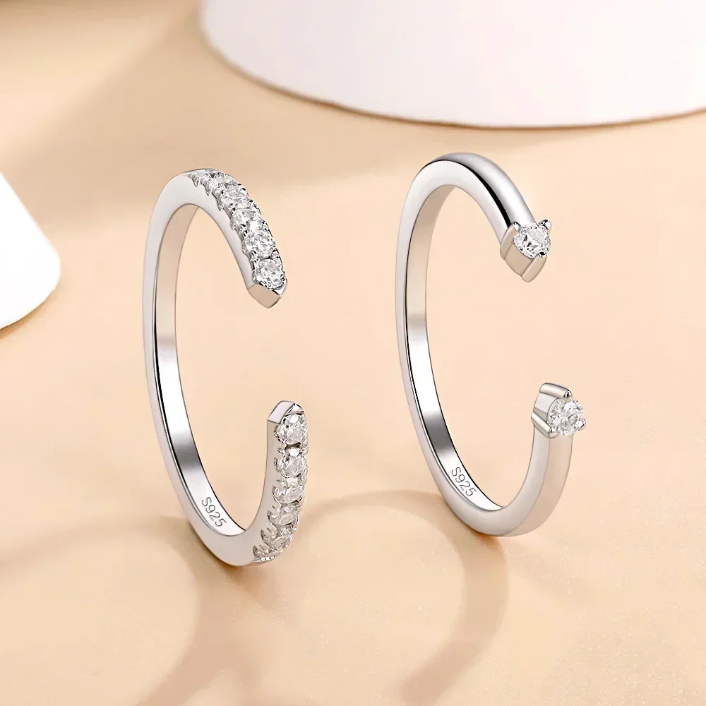 Certified Full Moissanite Wedding Bridal Rings Set for Women 925 Silver Marquise Cut Diamond Engagement Ring Eternity Band