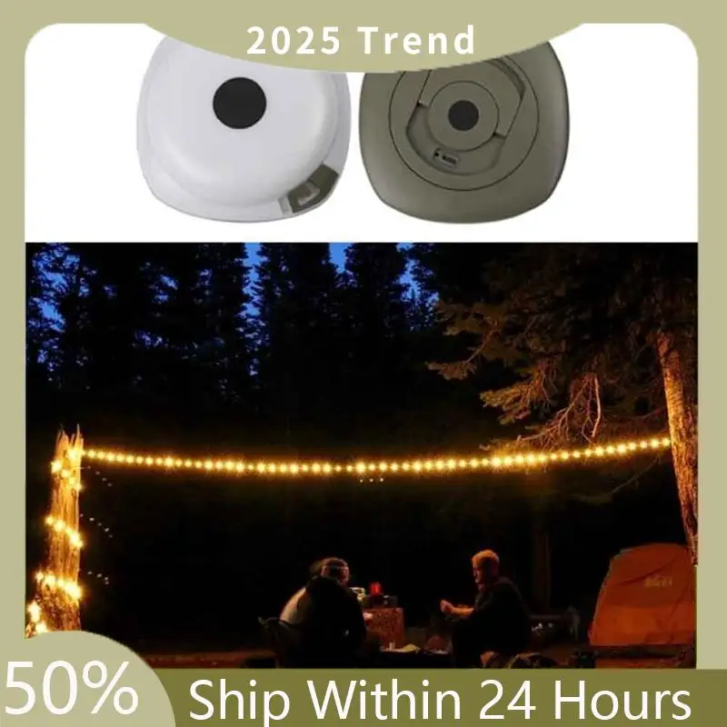 

A35F New 1 PCS String Waterproof Rechargeable Light Outdoor Atmosphere Ambience Tent Decor Armygreen