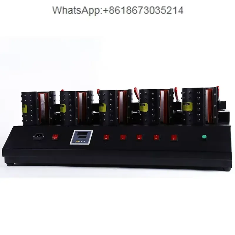 1PC for New Heat Transfer Machine Equipment Five in One Single Form Cup Baking Machine