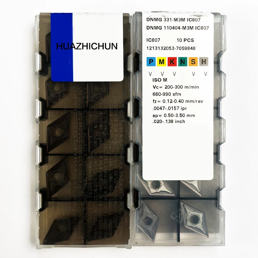 

HUAZHICHUN DNMG 331-M3M IC807 CARBIDE INSERT