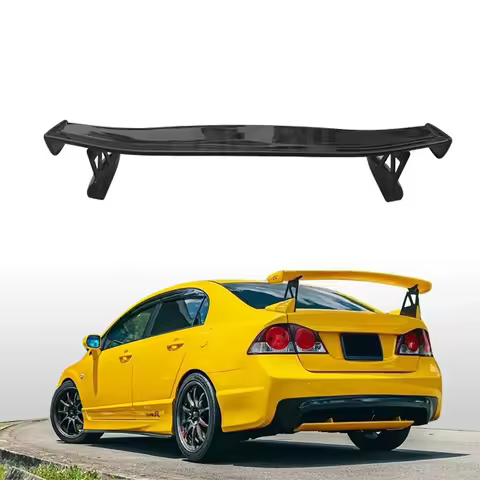 Car Spoiler For Honda Civic FD2 06-11 Type-R Mugen GT Wing ABS Spoiler Rear Trunk Wing Lip Spoiler Auto Accessories JDM
