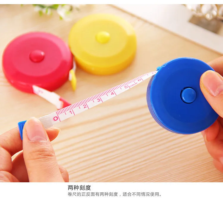 Automatic retractable tape measure cute mini soft ruler