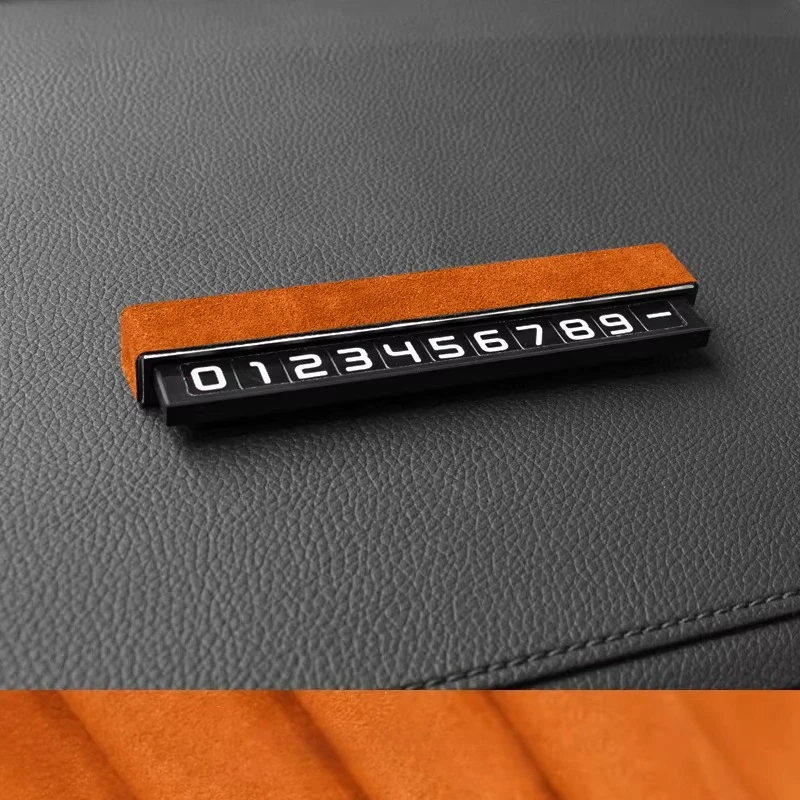 Privacy Protection Car Parking Plate - Concealable Number Display, High-Quality Vehicle Decoration