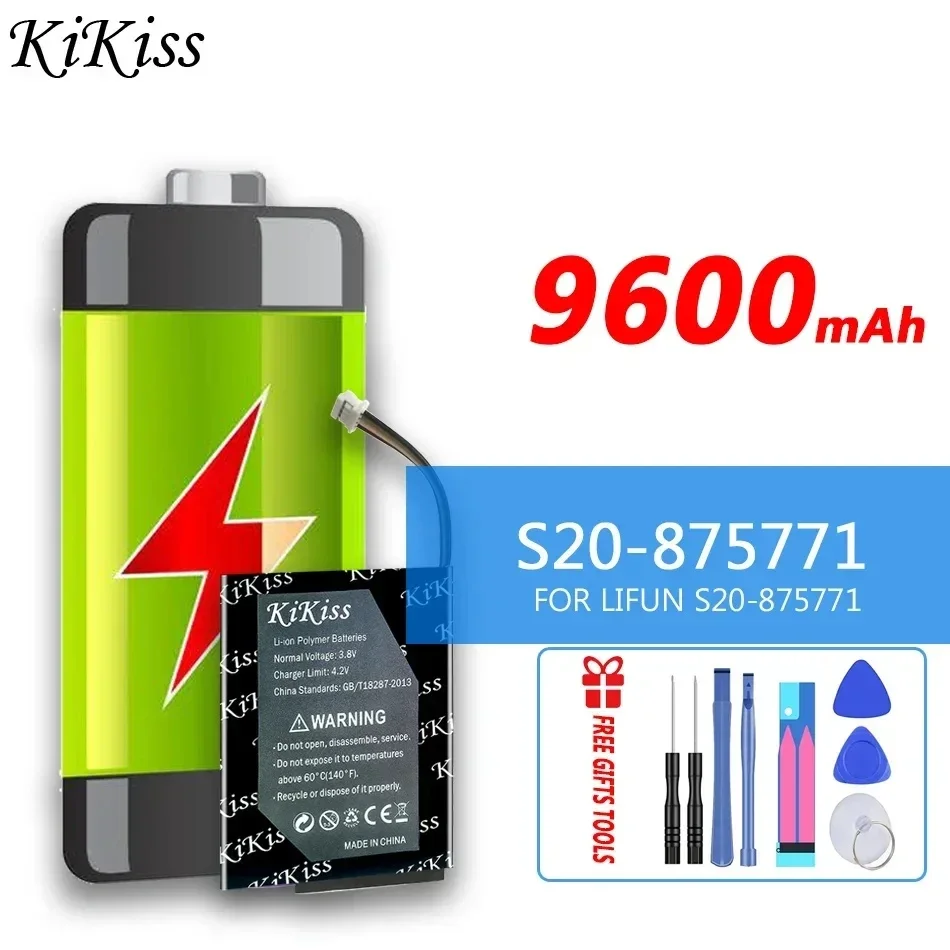 

Premium Replacement High-Capacity 9600mAh Power Plug Battery For Lifun S20-875771 4-Wire Plug