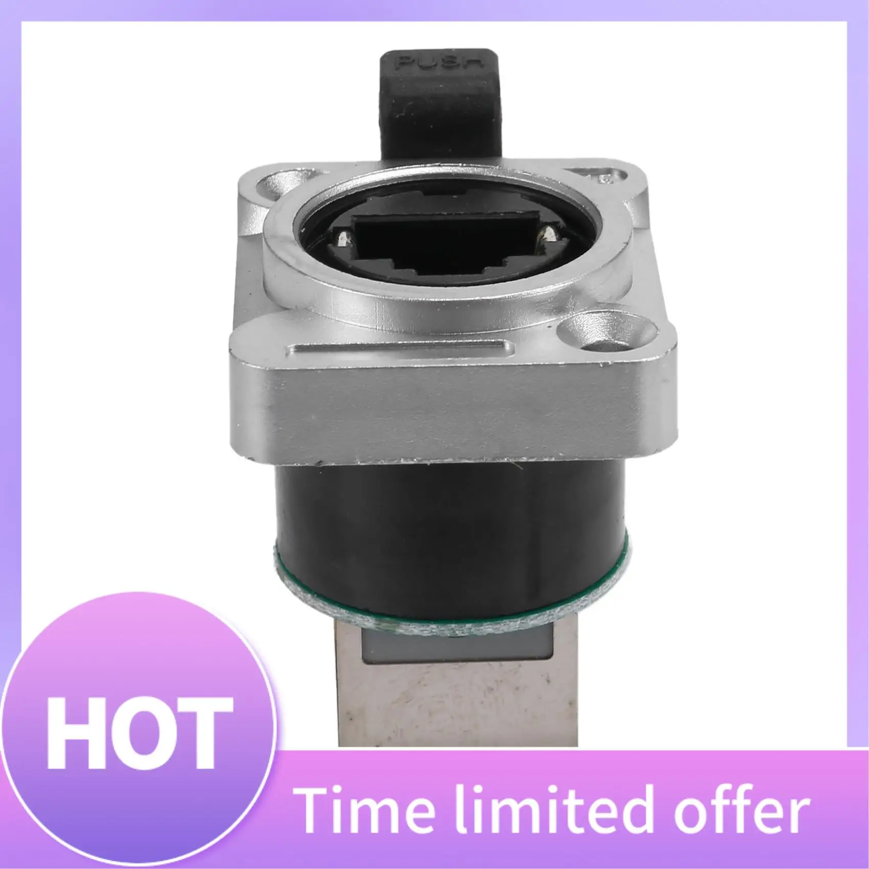 

B68A 2 шт. RJ45 экранный сетевой разъем 8P8C гнездовые розетки для монтажа на панели RJ45 Ethernet-разъем