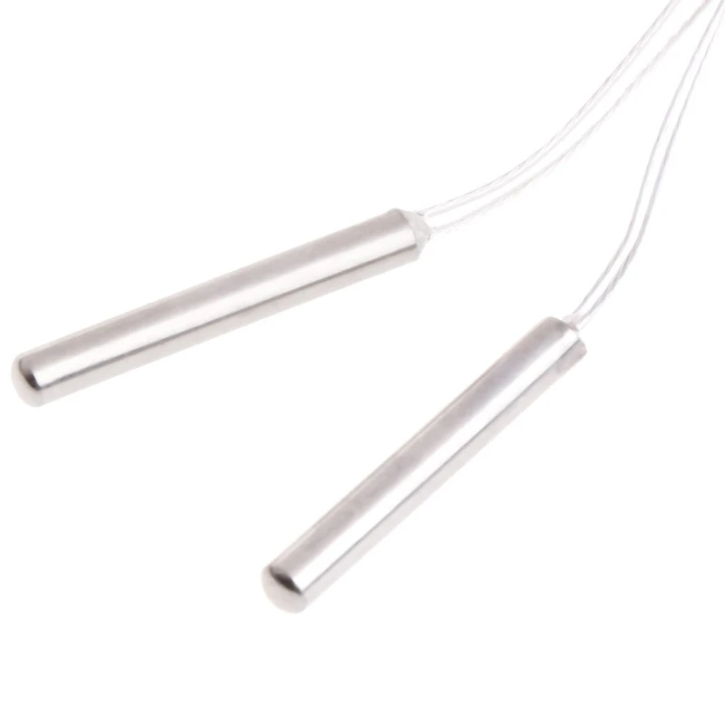 4mm x30mm Lot Pt1000 Temperature with Durable Stainless Steel for Shells 2 Pcs Set 2 Wires Thermocouple Drop Shipping