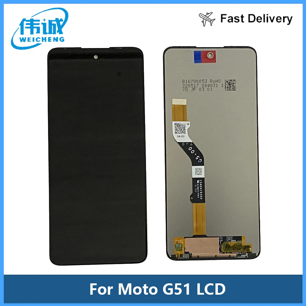 

Original 6.8"For Motorola Moto G51 5G LCD XT2171-1, XT2171-2,XT2171-3 Display Touch Screen Digitizer Assembly Replacement