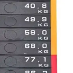2pcs Fitness Equipment Weight Stickers Gym Weight Stack Label Number 4.5kg-140kg Portable Fitness Equipment Accessories