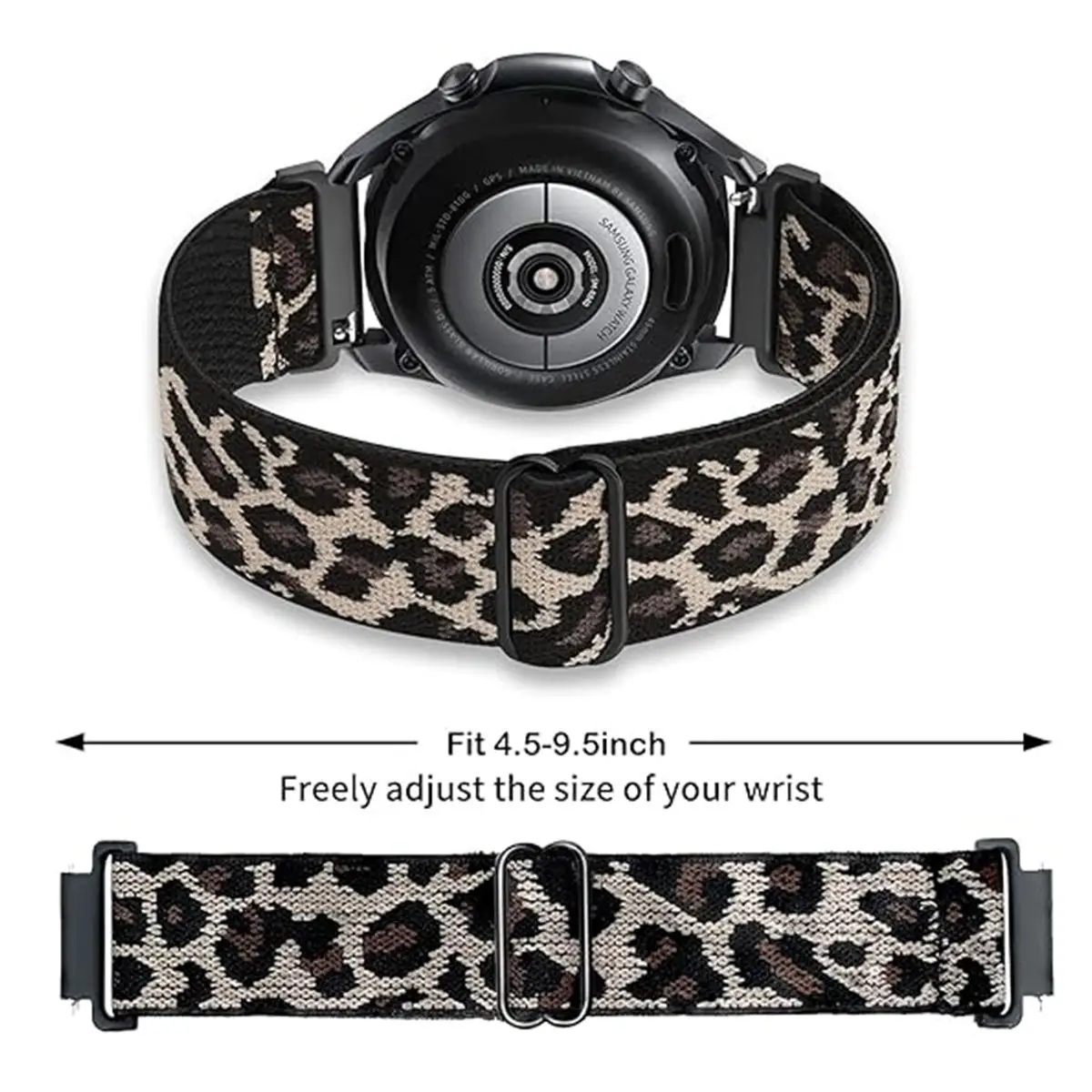 18/20/22mm Adjustable Elastic Nylon Strap for Garmin Venu 4/3/2/Sq 2/Forerunner 255/265/245/955/Vivoactive 4/4S Sports Band image 2