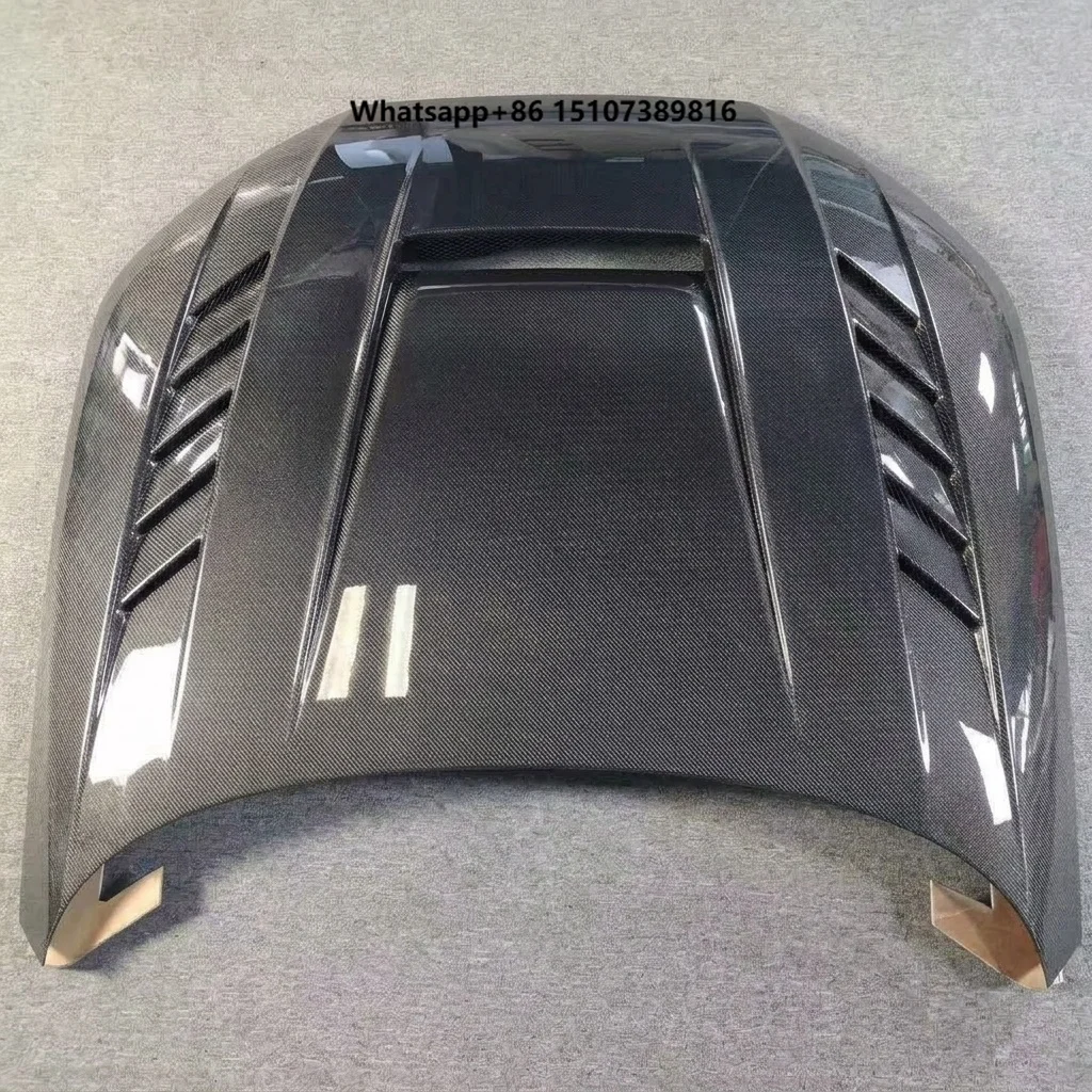 High-quality Carbon Fiber Engine Hood Bonnet for A4 S4 B9 2017 - 2024 Exterior Modified Body Parts