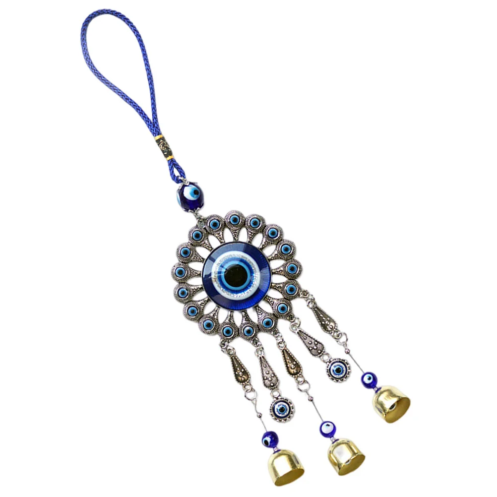 

Metal Evil Eye Hanging Ornament for Car Room Decor Vintage Style Charm with Vibrant Color and Delicate Detail Perfect Wall
