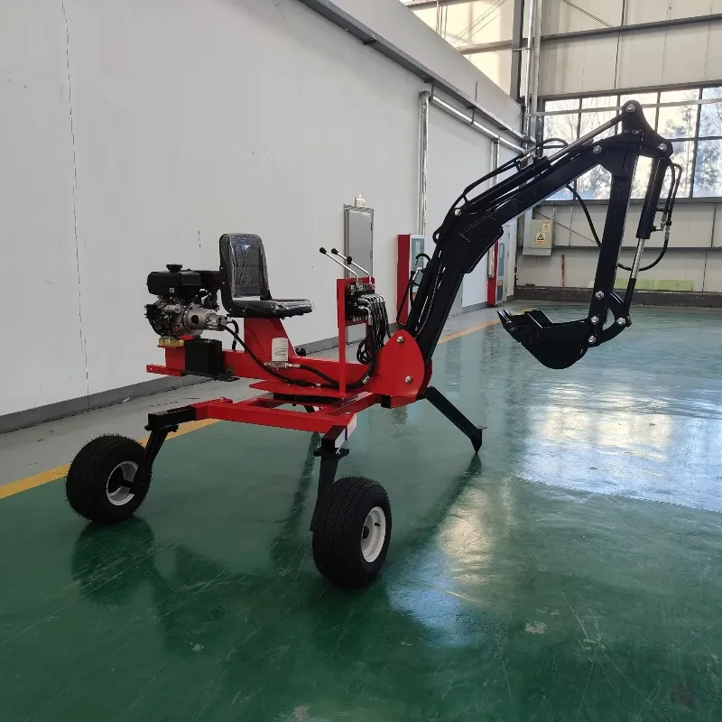 Mini Spider Excavator, Miniature Wheeled Excavator, Orchard Planting Excavator