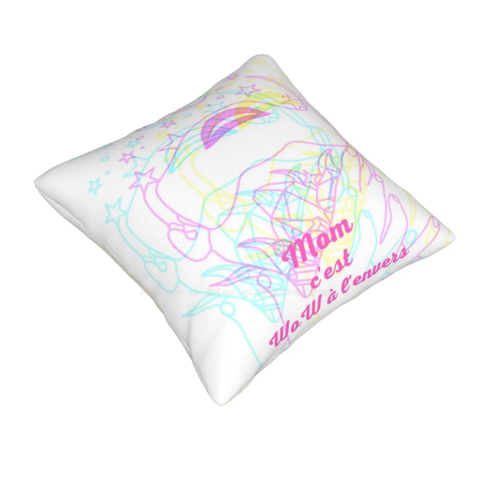 Mother'S Day Home Sofa Car Cushion Cover Pillowcase Amazing Mothers Day Happy Fun Enjoy Queen Of Style