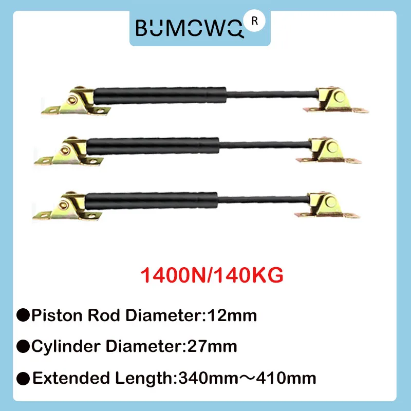 

1 PC 340-410mm 140kg/1400N Universal Strut Bars Machine Gas Spring Car Shock Absorber Furniture Cabinet Hinge Gas Lift