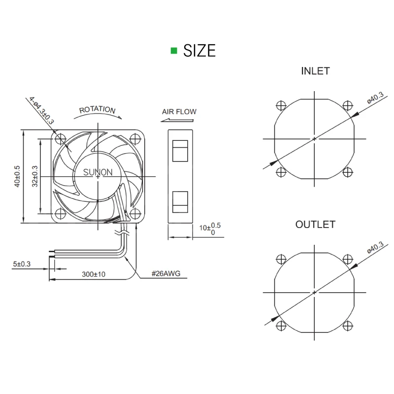 Mellow Sunon 12V/24V 3D Printer Small Cooling Magnetic Suspension Bearing 4010 Fan Cooling Extruder Hotend BLV MGN Cube Ender 3