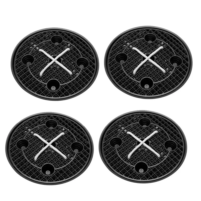 

Professional 4Pack 12 Inch Self Watering Base Automatic Watering Tray For 5 Gallon Grow Bags For Non-Woven Planter Flower Pot Gr