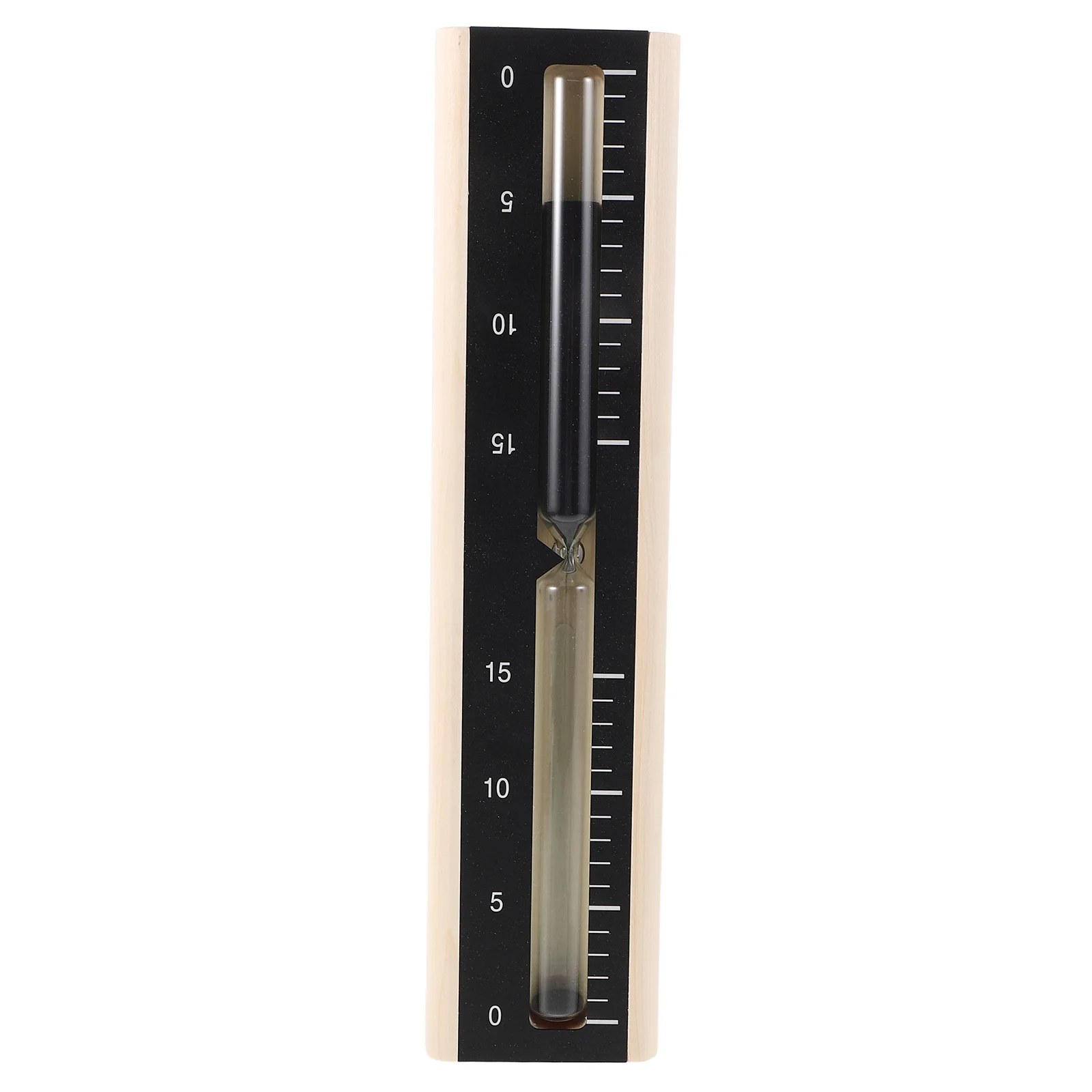 

Wooden Hourglass Clock Countdown Heat Resistant Compact Portable Natural Design Precision Timing for Home Commercial Use Office