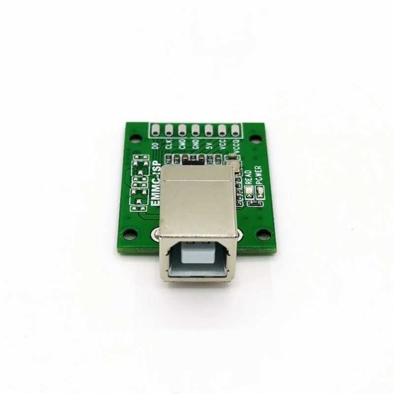AU6438BS chip 3-wire EMMC-ISP high-speed flying wire tool USB-B computer communication