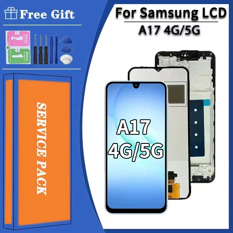 A17 Display Sceen Für Samsung A17 4G A175 A176 SM-A175F SM-A176B LCD Display Touchscreen Digitizer Montage Ersatz
