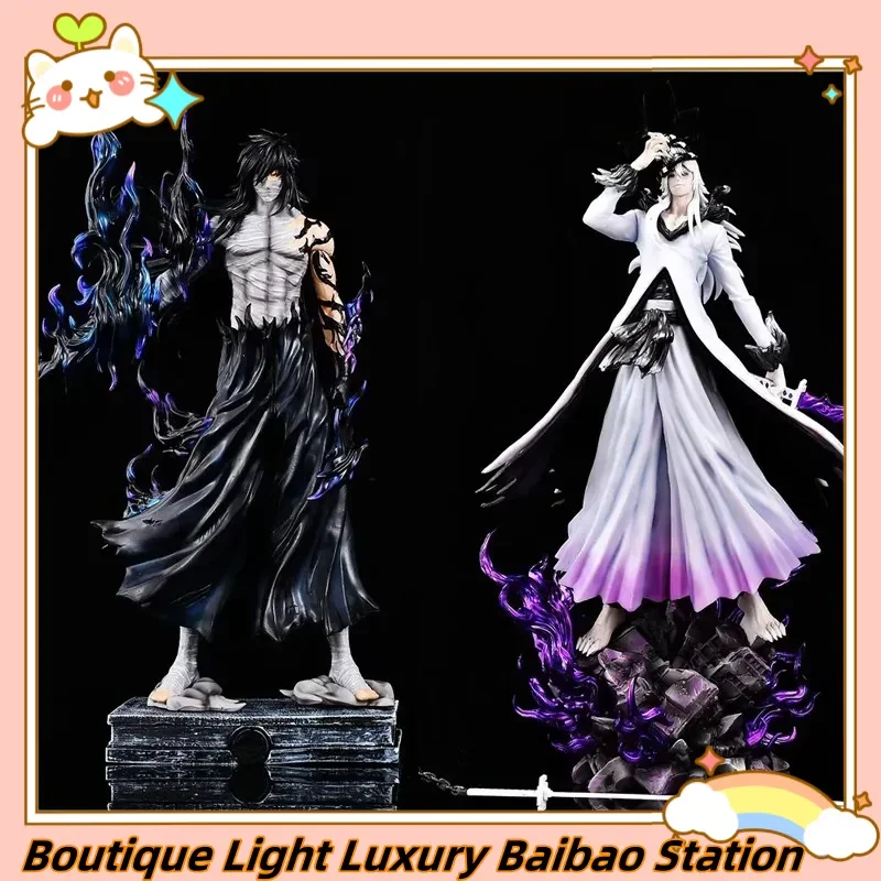 Bleach Kurosaki Ichigo figura de acción de Anime 31-33cm dos formas modelo grande estatua colección de niños decoración de escritorio juguete para regalo
