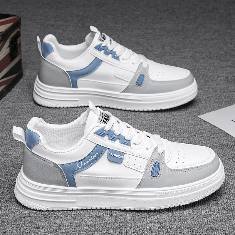 

Men's 2025 New Autumn White Sneakers & Chunky High-Top Casual Shoes – Lightweight, Height-Increasing & Comfortable