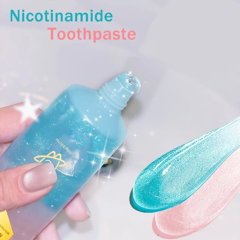 1Pcs/2Pcs/3Pcs Instant-20X Niacinamide Whitening Toothpaste, Fast-Acting Teeth Whitener, Powerful/Safe/Effective, Deep Cleaning - Freshens Breath, Contains Hydroxyapatite, Niacinamide, and Mint, Gives Teeth a Radiant Shine, Naturally Cares for Gum Health, Protects and Strengthens Tooth Enamel, Eliminates Bad Breath through Brushing, Prevents Toothache, Removes Stubborn Plaque, Prevents Dental Plaque, Fluoride-Free - Suitable for Daily Use