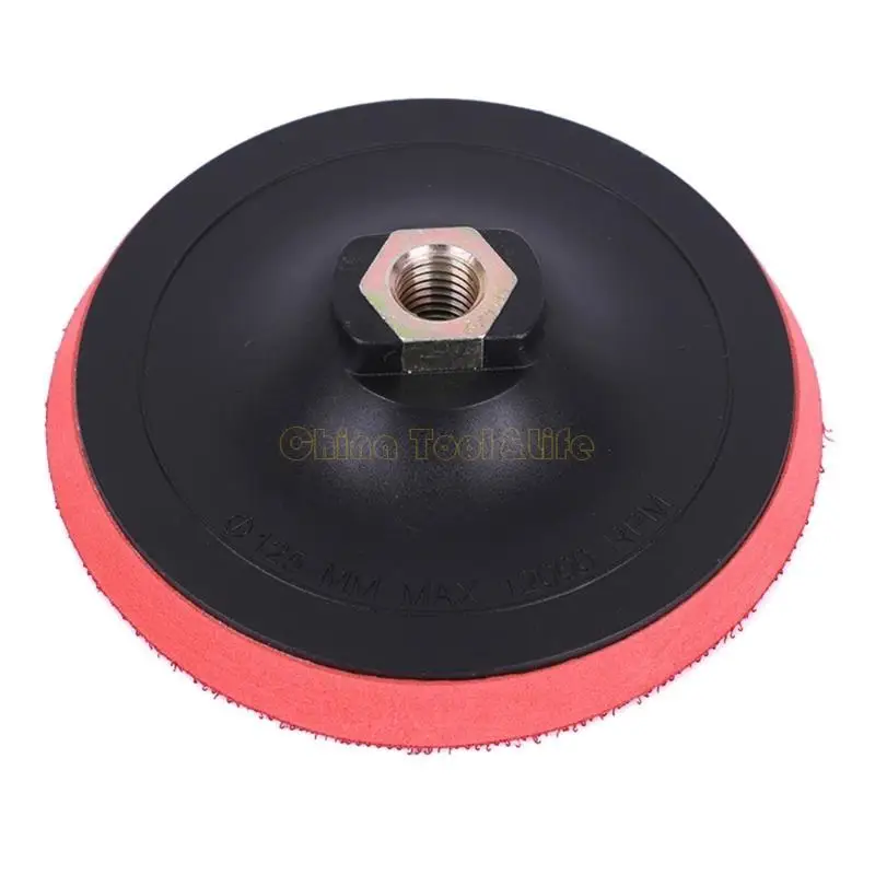 57QF 2Pcs Sanding Pad Thread Adhesive Polishing Pad For Angle Grinder Polisher Tool Polishing Pad Automotive Detailing