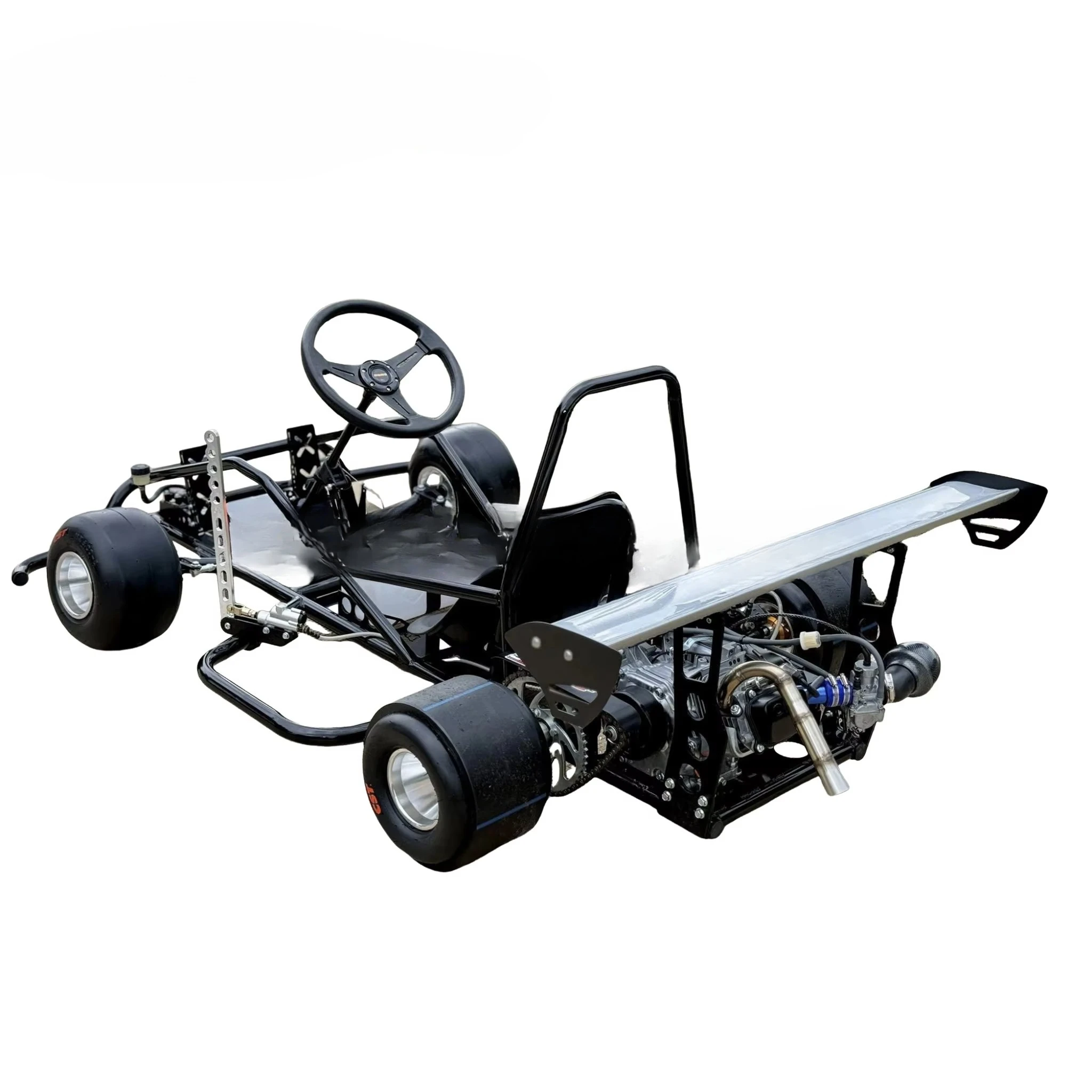 Electric/Gas Kart Drift Kart with Rear Spoiler Support