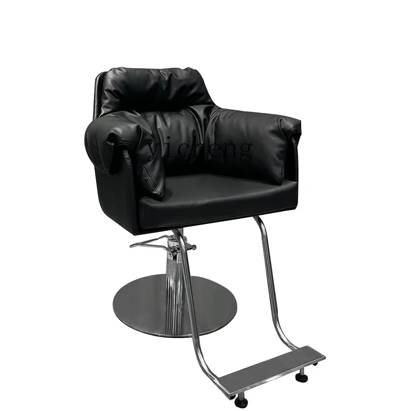 XL Barber Shop Chair Hair Salon Hair Hot Dyeing Lifting Seat Fashion Stylist Hair Cutting Stool