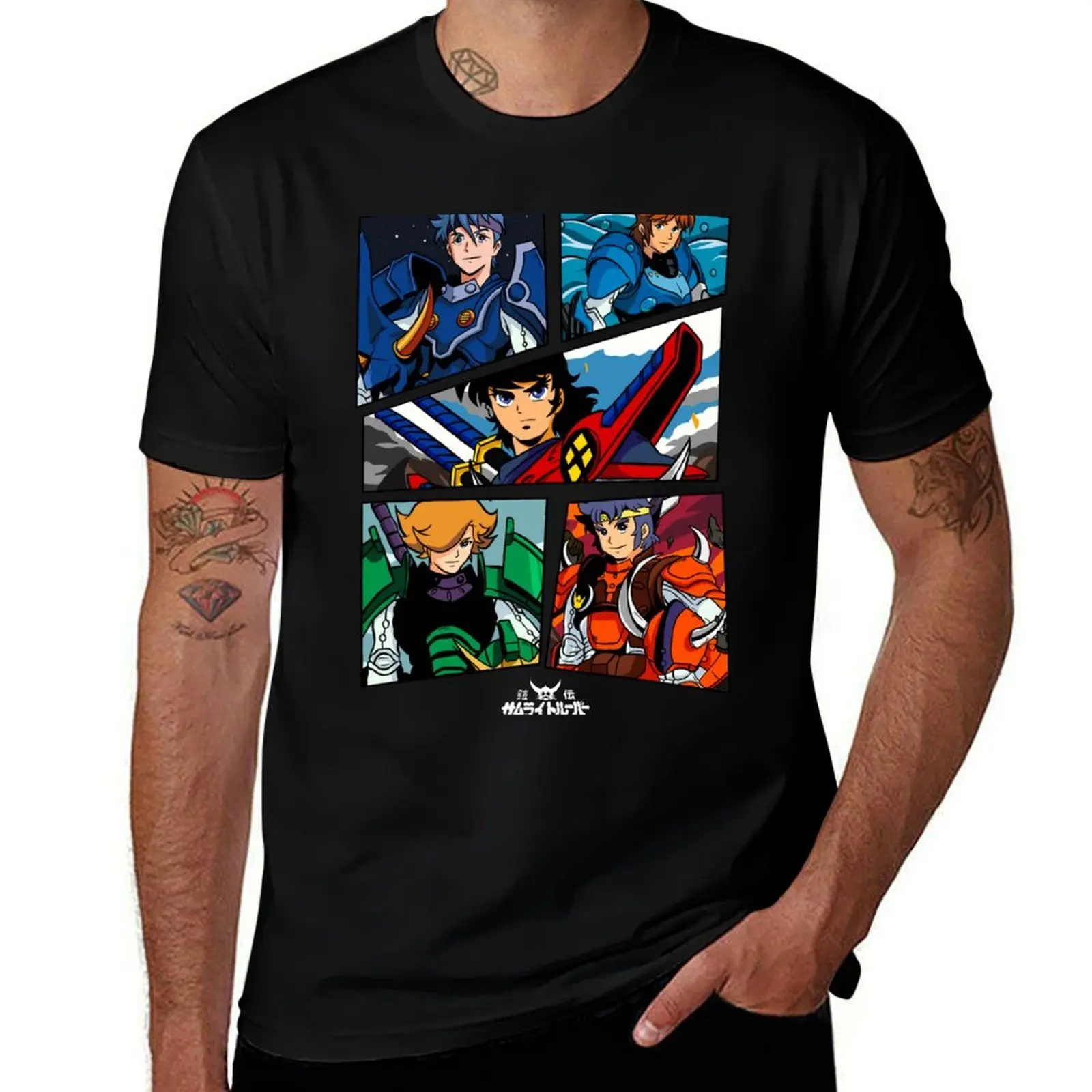 Ronin Warriors T-Shirt Quick Dry Training Short Sleeve Tee