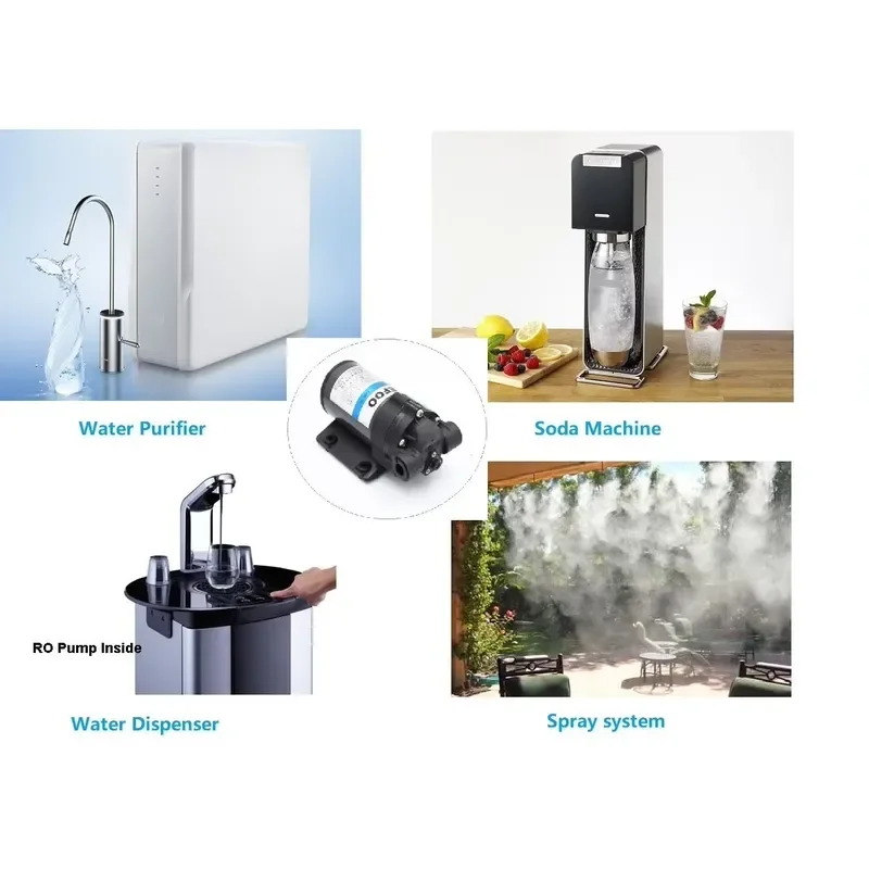 LEFOO Commercial Small Size Large Flow 1000GPD Dc Home Under-sink Water Pump for Water Dispenser & Coffee Machine