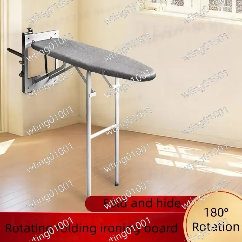 for Ironing Board Foldable Stand with Heat Resistant Pad for Electric Iron Compact Shirt Pressing Table Space Saving Home