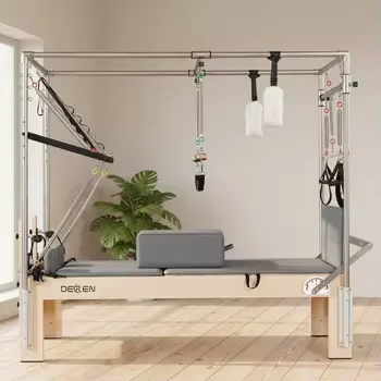 

Durable Three-in-One Maple Pilates Bed Fitness Equipment for Pilates Studio Healthy Option