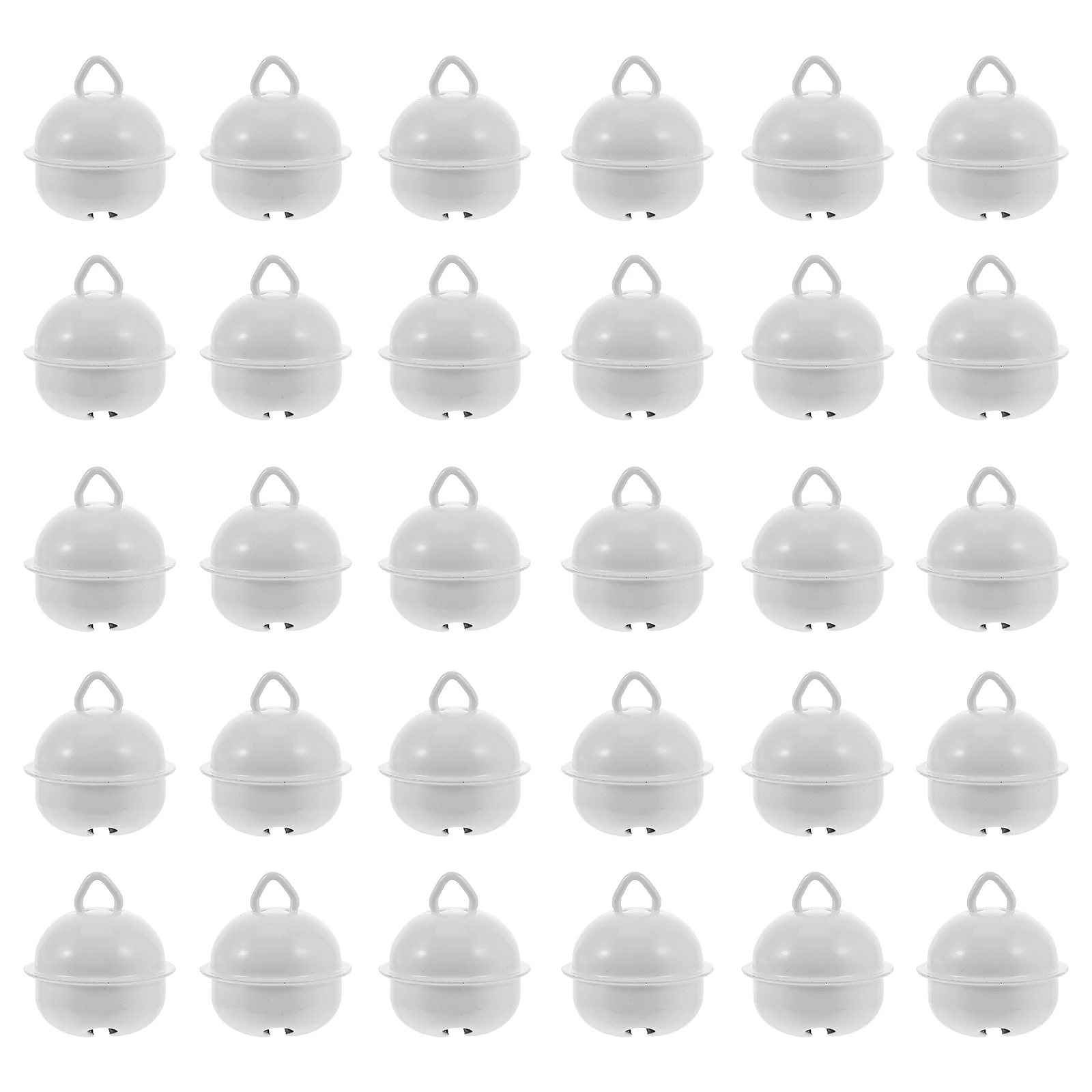 50 Pcs Metal Opening Bell DIY Christmas Crafts Decorative Bells Mini Tree Ornaments Iron Wrought Xmas