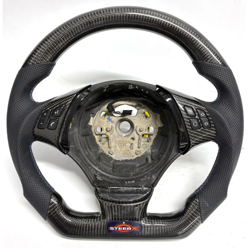 Racing Style Premium Carbon Fiber Modified Steering Wheel Car Modification Component