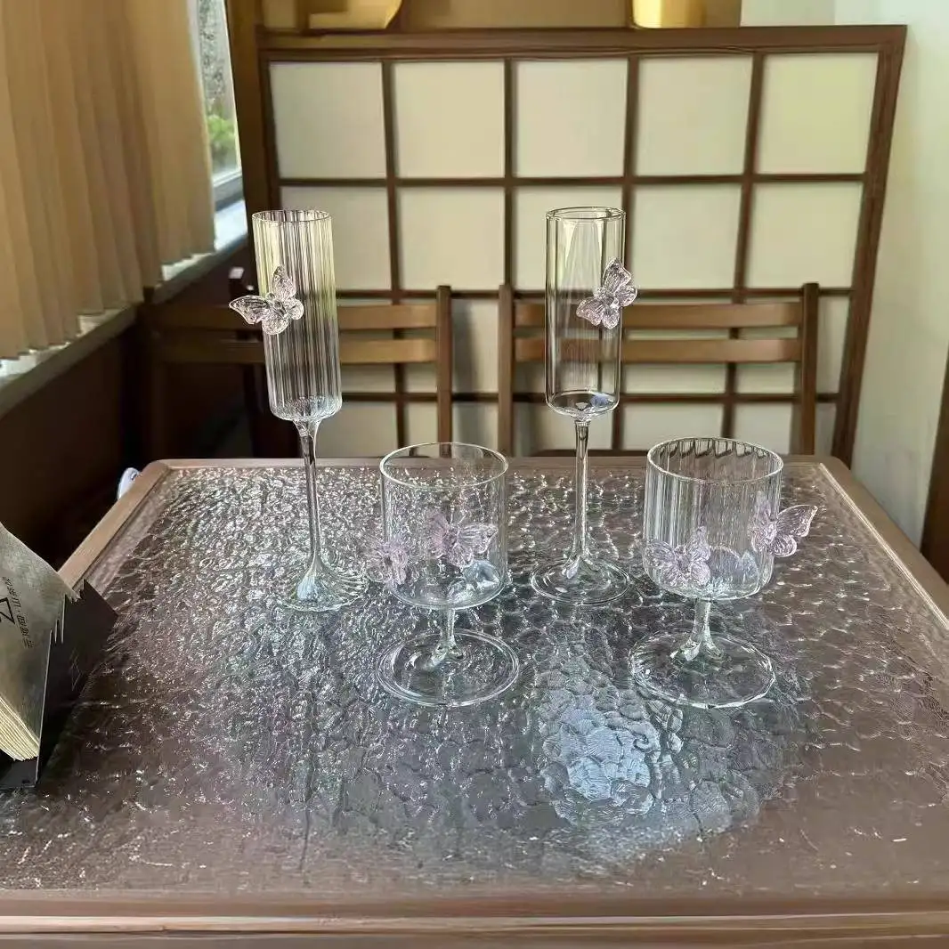 

Shaped Highball Glass Antimicrobial Heat Resistant Single Layer Cylinder Glass Cup for Wine Champagne And Cocktails