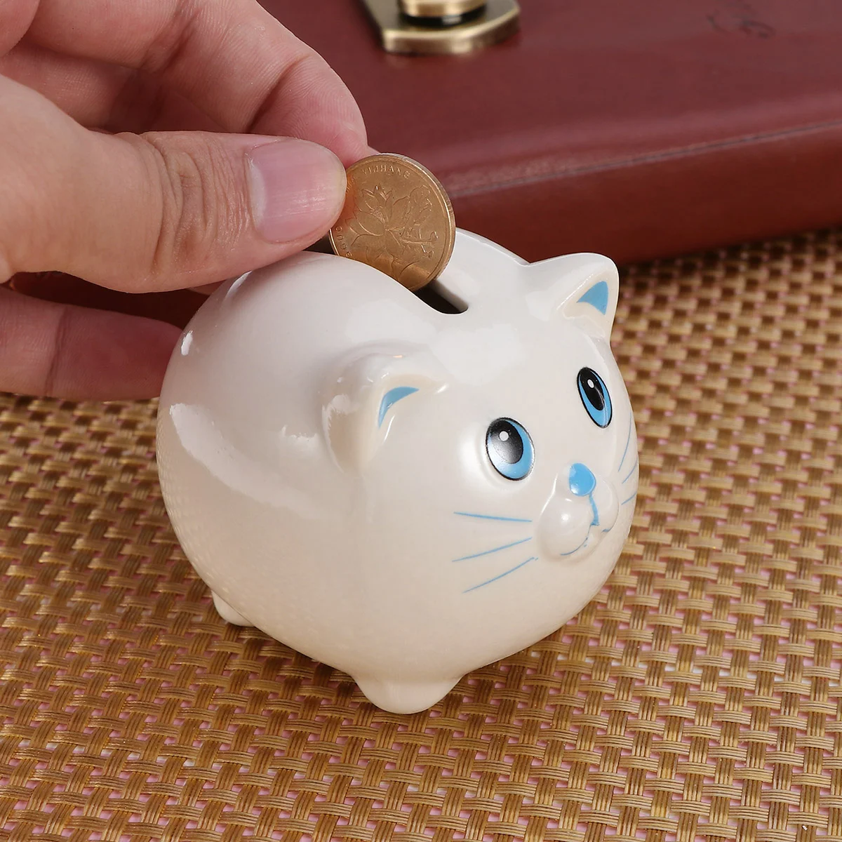 

Ceramic Piggy Bank Safe Money Coins Banknotes Saving Box for Kids Boys Girls ceramic saving bank ceramic saving box