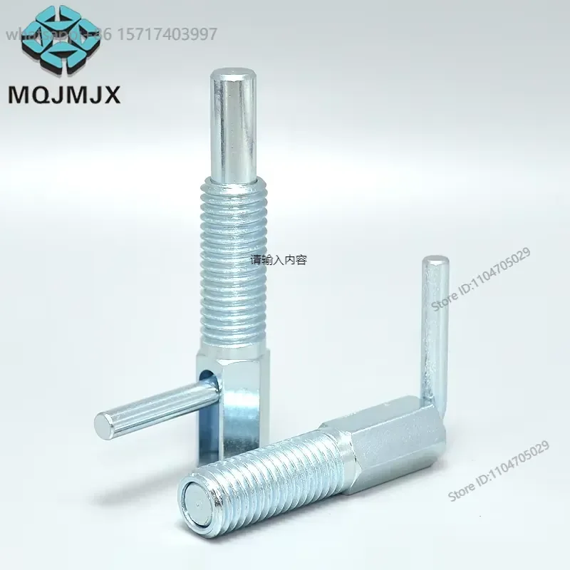 5pcs Spring knob plunger L-shaped positioning pin coarse tooth segmentation type quick release pin indexing pin