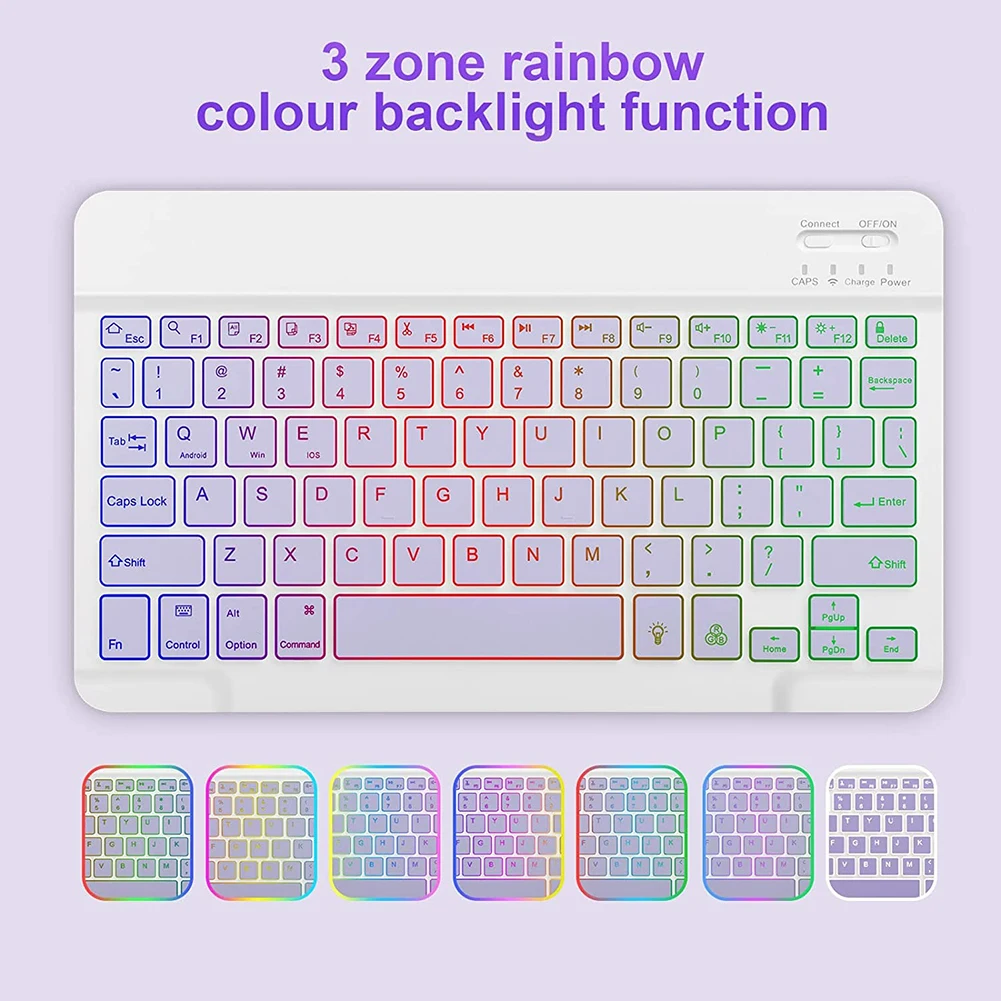 Imagem -02 - Magic Keyboard para Ipad Ipad 10th Generation Cover 10.9 Multi-angle Trackpad Rgb Retroiluminado Capa Magnética