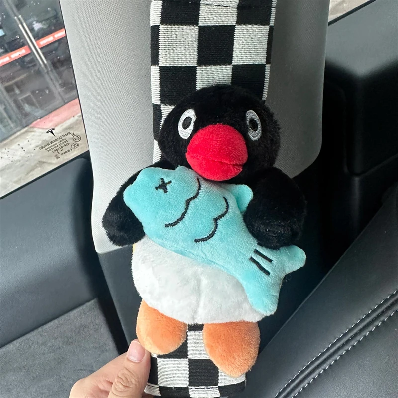 

Cute Penguin Car Belt oulder Protector Anti-strangulation Pair of Couples Auile Interior Accories