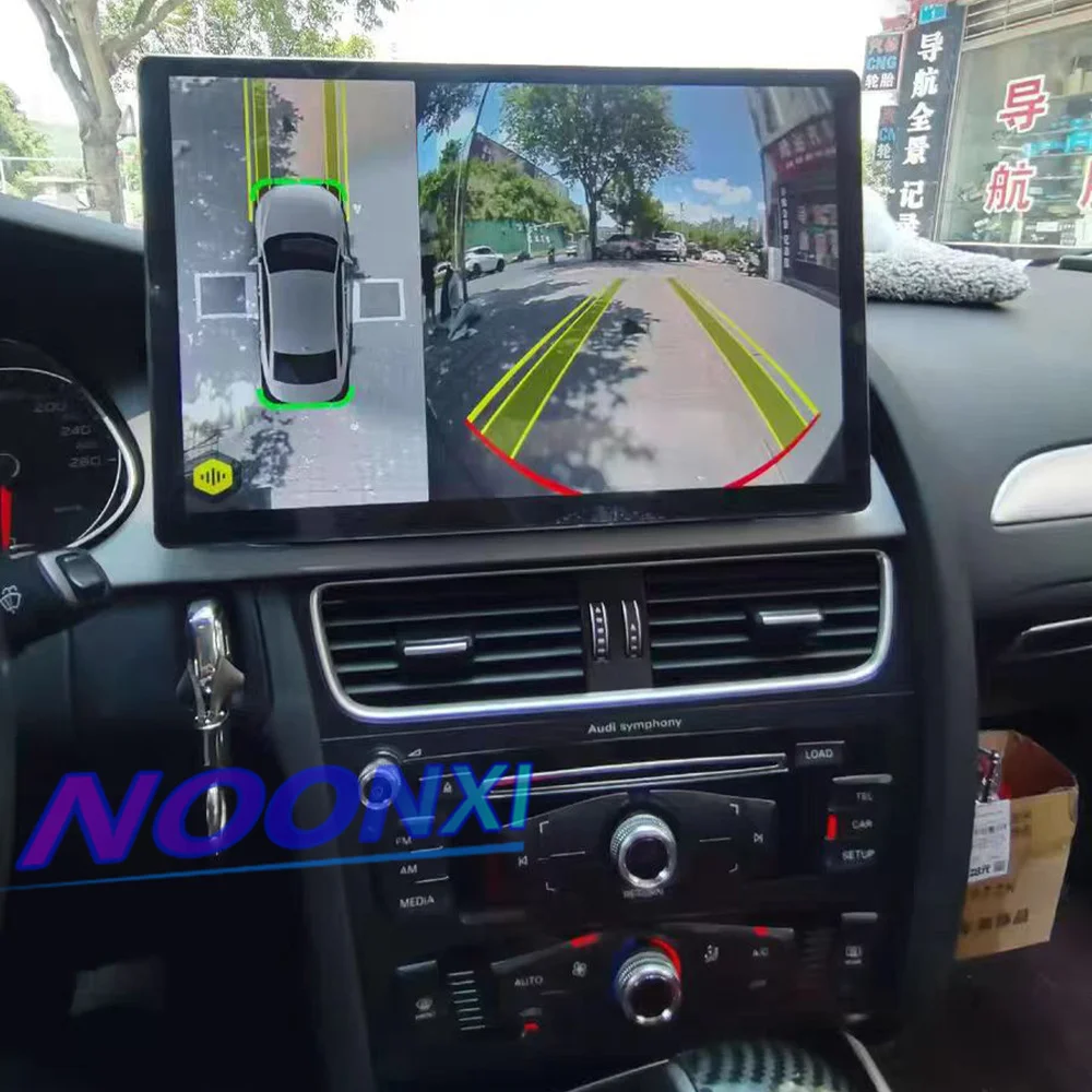 13.1 Inch 2K Screen Android 14 For AUDI A4 S4 B8 A5 2009-2016 Car Multimedia Video Player Stereo GPS Navigation Wireless Carplay