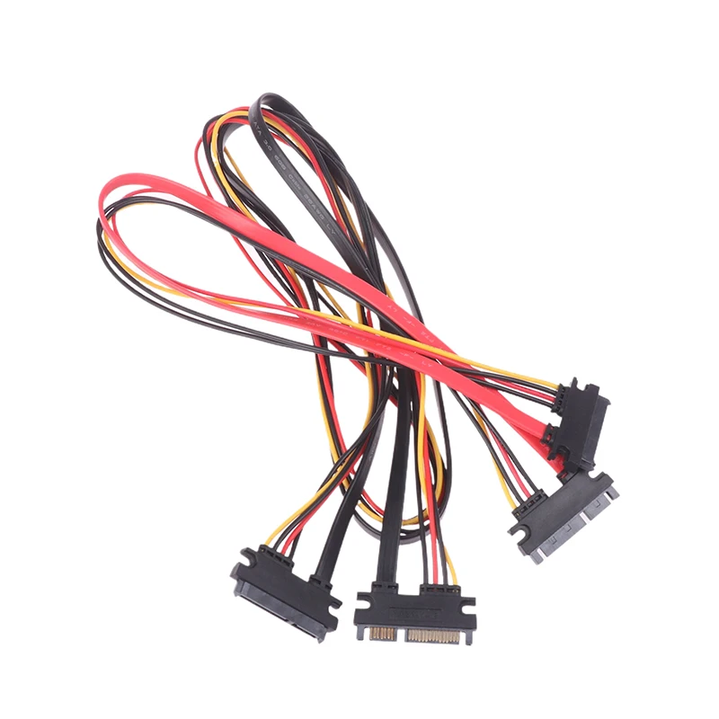 SFF-8482 SAS 29 pines a SATA 22 pines unidad de disco duro Cable de extensión Raid SAS a SATA con puerto de alimentación SATA de 15 pines