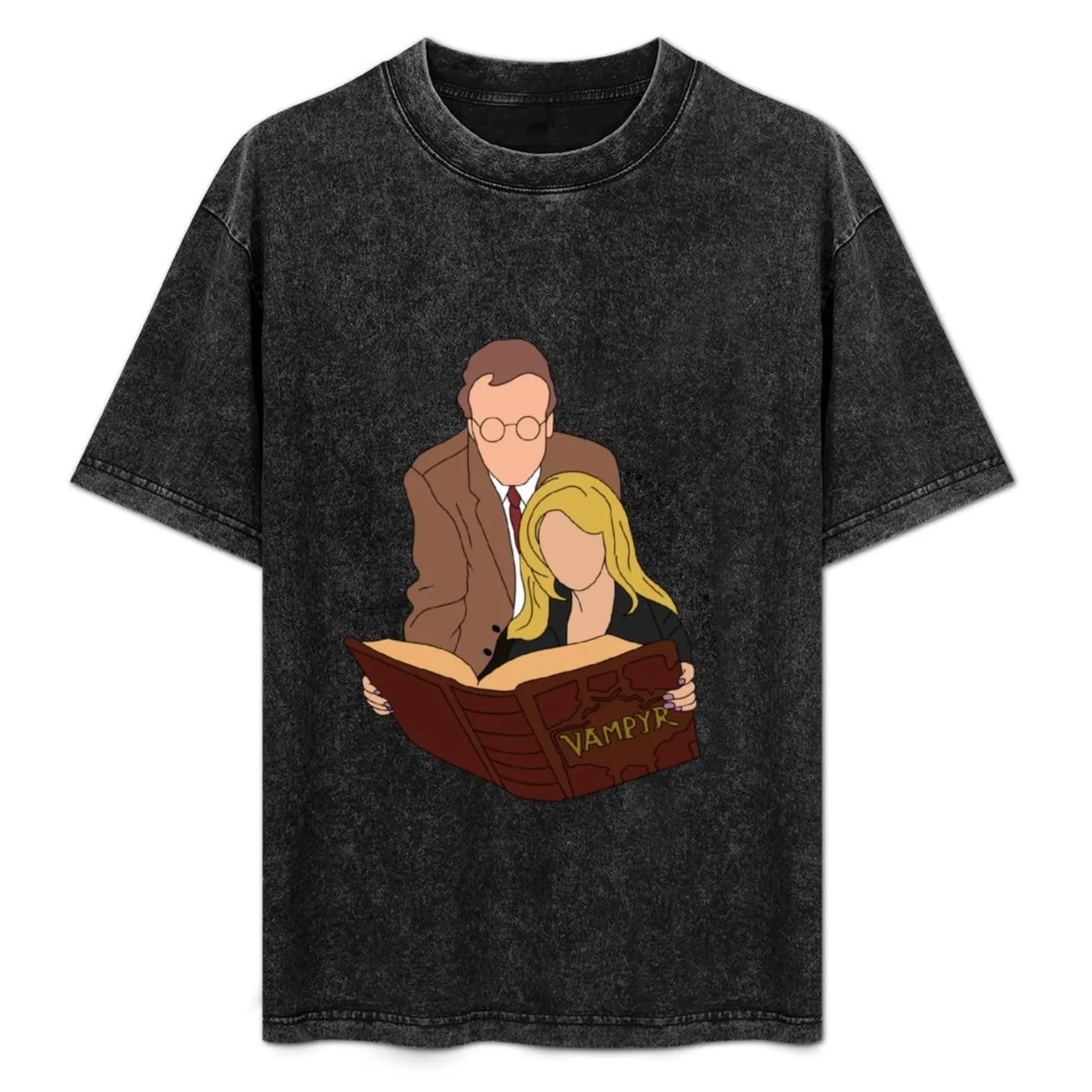 

Buffy and Giles T-Shirt Casual Daily Outfit T-Shirt
