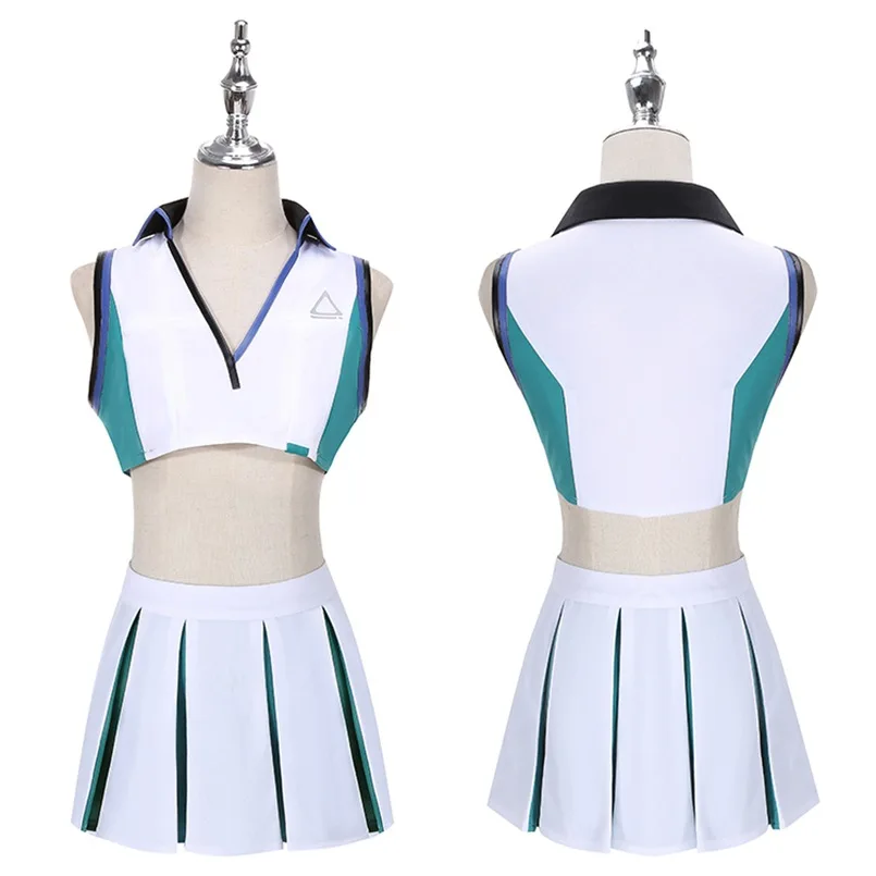 Unisex Anime Cos USS Bremerton Cosplay Costume Halloween Uniform Custom Size