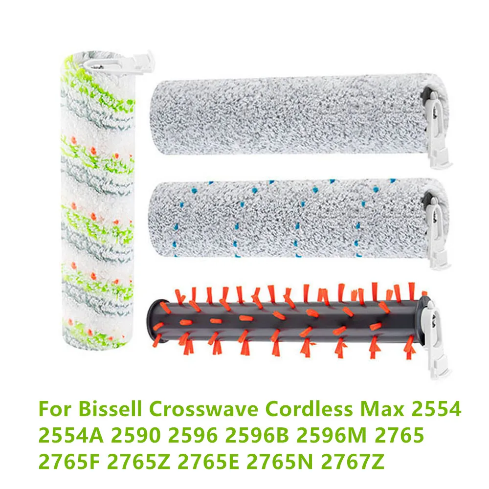 Main Brush Hepa Filter For Bissell Crosswave Cordless Max 2554 2554A 2590 2596 2596B 2596M 2765 2765F Carpet Brushes