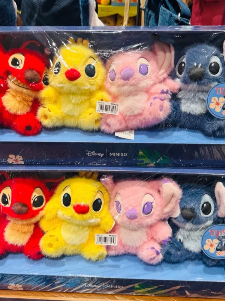 الأصلي Miniso ديزني غرزة روبن الملاك Leroy أفخم دمية مجموعة أنيمي الشكل جمع لطيف ألعاب من نسيج مخملي حلية فتاة الهدايا