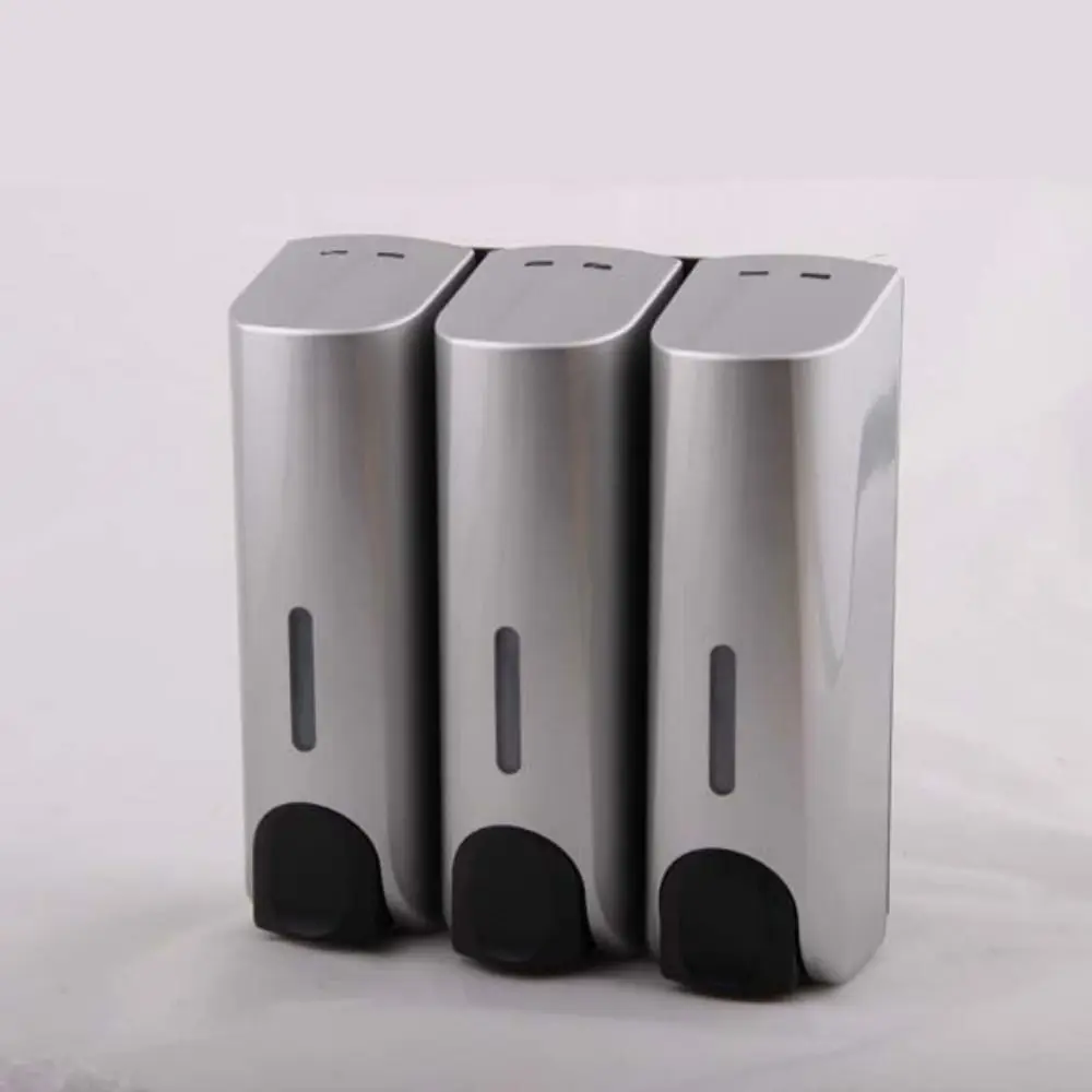 

Manual Press Wall Mounted Soap Dispenser Refillable Large Capacity Hand Sanitizer Holder Space Saving Easy To Install